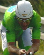 Kim Kirchen pendant la quatrième étape du Tour de France 2008
